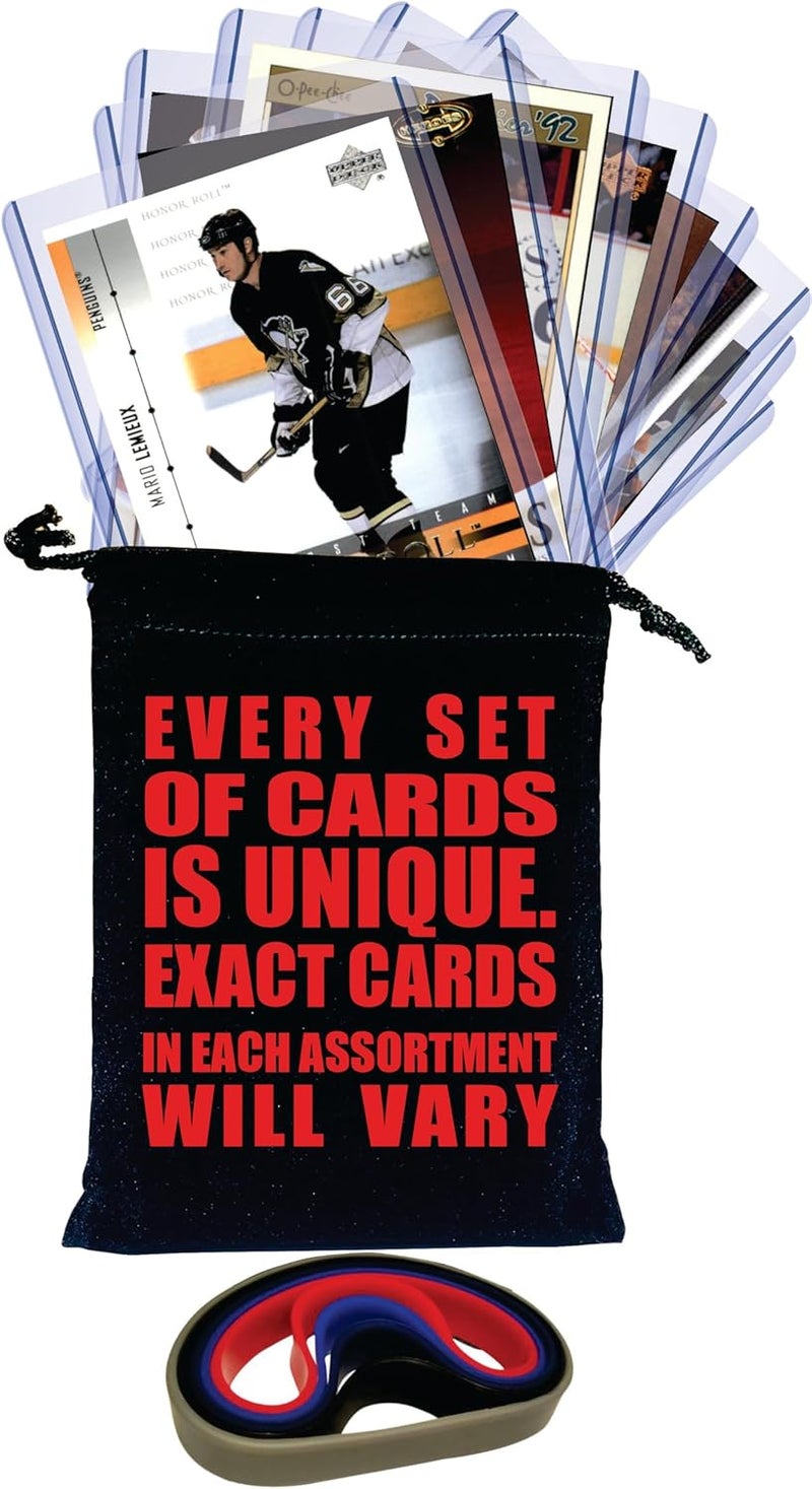 Chaser Hockey Cards All-Time Greats: Wayne Gretzky, Mario Lemieux, Gordie Howe, Bobby Orr, Mark Messier, Sidney Crosby, Maurice Richard, Jean Beliveau, Jaromir Jagr (9) Assorted Card Gift Pack GOATs - Image 5